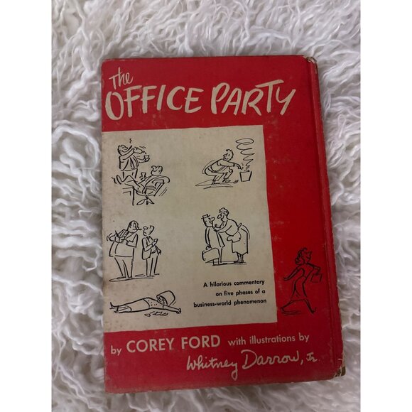 The Office Party Book Corey Ford Ill Whitney Darrow Jr. Vintage 1951 Hardcover - Picture 4 of 12